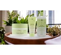 Champs de Provence Botanical Care Set de cuidado facial para mujer | Crema (50 ml), exfoliante (100 ml) y agua micelar (500 ml) | Crema natural vegana de día y noche, exfoliante facial (AHA/BHA)