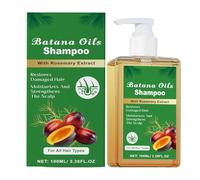 Champú Aceite Batanas, 100ML Champú Aceite Romero Crecimiento Cabello, Champúes Naturales Aceites Batanas con Extracto Romero, Champúes Nutritivos Aceites Romeros Anticaída, para Todo Tipo Cabello