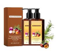 Champú Acondicionador Nutritivo 3 en 1, 118 ml. Champú Hidratante y Reparador. Cabello más grueso y fuerte, fortalece las raíces y aporta brillo. (2pcs)