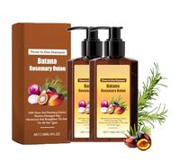 Champú Acondicionador Nutritivo 3 en 1, 118 ML Nuevo Champú Aceite Batanas, Aceite de Batana, Romero y Cebolla, Nutre profundamente y promueve la salud del cuero cabelludo (2PCS)