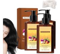 Champú Acondicionador Nutritivo 3 en 1, Champú Natural para el Crecimiento del Cabello - Aceite de Batana, Romero y Cebolla, Fortalece las Raíces y Aporta Brillo, Cabello Más Grueso y Fuerte (3)