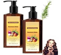 Champú Acondicionador Nutritivo 3 en 1, Champú Nutritivo e Hidratante para el Cabello, Relleno, Hidrata, Fortalece las Raíces, Reduce la Caída del Cabello, Aporta Brillo y Espesor (2 Piezas)