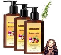Champú Acondicionador Nutritivo 3 en 1, Champú Nutritivo e Hidratante para el Cabello, Relleno, Hidrata, Fortalece las Raíces, Reduce la Caída del Cabello, Aporta Brillo y Espesor (3 Piezas)