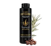 Champu Anticaida Hombre y Mujer 400ml | Formula Completa de Champu Cafeina + Biotina + Ginseng + Vitaminas Para el Pelo | Estimula el Crecimiento, Fortalece la Raíz | Sin Sulfatos | Uso Diario