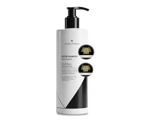 Champú Anticaída Hombre y Mujer con Biotina 10000 mcg I Premio Mejor Anti Caída 2026* I Champú para la Caída del Cabello I Saw Palmetto, Cafeína o Zinc, Crecimiento Capilar, pH 5.5 Sin Sulfatos 400 ml