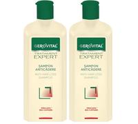 Champú Anticaída, Reduce y Previene la Caída del Cabello, Estimula su Crecimiento Sano, Fortalece la Raiz del Pelo, Gerovital Tratament Expert 400 ml (Paquete de 2)