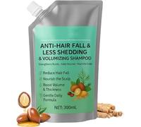 Champú Anticaída y Voluminizador, Champú Control de Grasa y Nutrición del Cuero Cabelludo, Anticaspa, Fortalece las Raíces, Aporta Grosor y Brillo