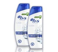 Champú Anticaspa Head & Shoulders 400ml - H&S Classic para Todo Tipo de Pelo y Cuero Cabelludo - 100% Protección Anticaspa - Pack Ahorro 2 y 4 Unidades - H&S