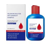 Champú anticaspa para hombres y mujeres, control de aceite y refrescante, con sulfuro de selenio, limpieza refrescante, 120 ml