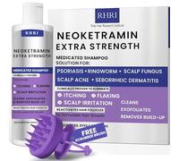 Champú anticaspa para hombres y mujeres - Tratamiento médico para cabello seco - Alivia el cabello kokeira, escamoso e irritado - Cepillos de masaje antihongos, parabenos y sulfatos