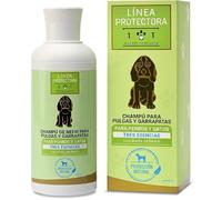Champú Antiparasitario Perros y Gatos 250ml, Champú Aceite de Neem, Repelente Garrapatas Perros, Antigarrapatas, con Extractos de Clavo y Geranio, Champú Perro Linea 101 Made in Italy