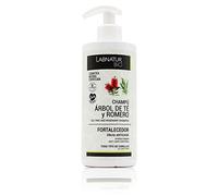 Champú Árbol de Té y Romero - Fortalecedor y Anticaída - Labnatur Bio | Natural, Ecológico y Vegano - Con Aloe Vera y Proteína de Trigo - Protege, Repara y Estimula el Crecimiento - 450 ml