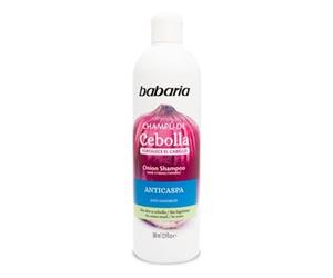 Champú BABARIA Cebolla Anticaspa (380 ml)