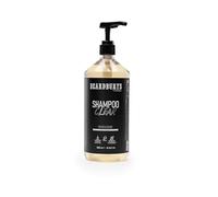 Champú Beardbury Clear para hombres: Control de grasa, alivio para cabello graso y cuero cabelludo con picazón, purificante, sin parabenos. Limpieza profunda y suave para uso diario. 1 L.