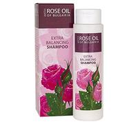 Champú Biofresh Cosmetics Regina Roses extra balancing acondicionador, suavizante y extremadamente suave enriquecido con aceite de rosa búlgaro 100% puro, 250 ml