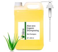 Champú Biológico, Anticaída, con Aloe Vera, Argán, Queratina y Ceramidas Vegetales, Fórmula Vegana, Sin Sulfatos, Todo Tipo de Cabello, Reconstruye Cabello Dañado 1000 ml