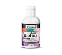 DRASANVI CHAMPÚ BIOTINA Y ALOE VERA - Biotina + Aloe Vera + Inositol + Proteína de Avena - Nutre, protege y abrillanta - 100ml