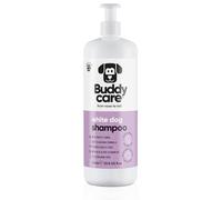 Champú Blanco para Perros de Buddycare - Champú aclarador y aclarador para Perros - Limpieza Profunda, Aroma Fresco - con Aloe Vera y provitamina B5 (1L)