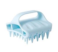 Champú Brush, silicona Scalp Massager, Manual Soft Bristle Design, Scalp Care Scrubber, ideal para uso húmedo y seco, Shower Bathroom Travel, 3,35 x 3,15 x 2,76 pulgadas, 1 pieza, 90 g