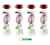 Champú Capelli Secchi by Lux 2 en 1 de Dimension Shampoo y acondicionador para cabello seco, con extractos de frutas de 250 ml + llavero Beni Culinari gratuito