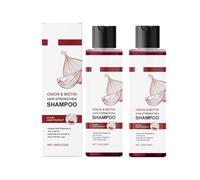 Champu Cebollas Biotina, 2X100g Biotina Capilar Crecimiento Champús, Hidratación Limpieza Cebollas Romero Champú Crecimiento Capilar, Anticaída Nutrición Fortalecimiento Onion Romero Capilars Champús