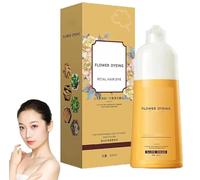 Champú colorante de pétalos de rosa japonesa 2025, cubre las canas, fácil de usar, apto tanto para hombres como para mujeres.