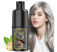 Champú colorante instantáneo, extracto de plantas, 200 ml, crema de lavado de cobertura rápida, champú de color con fórmula de hierbas, cuidado de belleza con diseño , cobertura de canas para