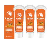 Champú con infusión de cúrcuma, tratamiento intensivo de reparación del cabello para cabello dañado, limpieza profunda, cuidado del cuero cabelludo, control de aceite con nutrientes vegetales para