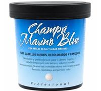 Champú con Sal - BELKOS BELLEZA - Con perlas de sal y algas marinas para rubios, decolorados y canas, neutraliza tonos amarillos, elimina grasa, aporta volumen - 400 gr