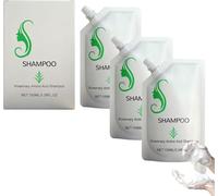 Champú de aminoácidos de romero 100 ml - Fórmula para el cabello suave, hidratante y fortalecedor con aceite de romero y extracto de aloe. También apto para cabellos teñidos. (3 unidades)