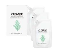 Champú de aminoácidos de romero, champú para el crecimiento del cabello para adelgazar el cabello, mujeres y hombres, zinc PCA espesa y fortalece el cuero cabelludo con seda hidrolizada