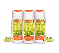 Champú de Amla-Shikakai con Extracto de Reetha 100% Orgánico Vaadi Herbals (110ml x 3)