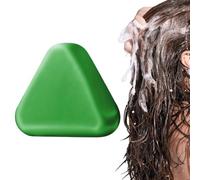 Champú de barra triangular natural 120g | Purificación de refuerzo nutritiva jabón sólido | Espuma para hombres mujeres adolescentes adultos ancianos | Usar viajes en casa