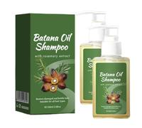 Champú De Batanas, 2 piezas Champú Con Aceite De Batanas, champú Batanas con extracto de romero, Batanas Oil Shampoo para el crecimiento del cabello, champú activador de raíces de melena para hombres