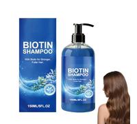 Champú de biotina para cabello más grueso y completo, champú para adelgazamiento del cabello en mujeres, champús para espesar el cabello, champús de romero para el crecimiento del cabello, mejor