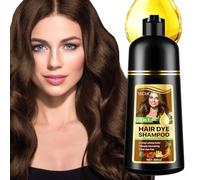 Champú de café natural para teñir el cabello 3 en 1, Champú de Color Para el Cabello Instantáneo,champú para tinte de pelo natural y duradero para hombres y mujeres
