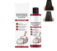 Champú de Cebolla - Champú Con Aceite De Romero Y Cebolla Roja Para Hombre, Con Extracto De Canela, Limpieza Diaria Para Un Cabello Más Denso En Apariencia