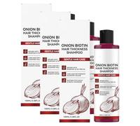 Champú de Cebolla - Champú Con Aceite De Romero Y Cebolla Roja Para Hombre, Con Extracto De Canela, Limpieza Diaria Para Un Cabello Más Denso En Apariencia