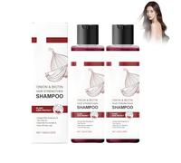Champú de cebolla, champú para el cabello para el crecimiento del cabello y el volumen, reduce la caída del cabello, limpieza profunda del cuero cabelludo para todo tipo de cabello, fórmula suave para