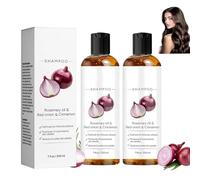 Champú de cebolla para hombres,2026 Nuevo Champú Cebolla, Con Extracto De Canela, Limpieza Diaria Para Un Cabello Más Denso En Apariencia, para Hombres y Mujeres (2PCS)