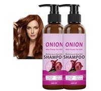 Champú de cebolla y romero para el crecimiento y cuidado del cabello, champú anticaída para hombres y mujeres, ingredientes naturales con romero para fortalecer el cabello y el cuero cabelludo