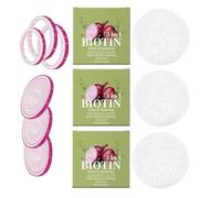 Champú de cebolla y rosemarina, barra de champú de biotina, 60 g de tamaño de viaje, para el crecimiento del cabello, limpieza profunda sin irritación, deja una sensación fresca, para todo tipo de