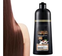 Champú de coco para teñir el cabello negro, champú negro vegetal, aceite de coco, tinte orgánico para el cabello, coloración rápida, champú de color de larga duración