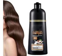 Champú de coco para teñir el cabello negro, champú negro vegetal, aceite de coco, tinte orgánico para el cabello, coloración rápida, champú de color de larga duración
