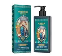 Champú de color para el cabello, 207 ml, champú acondicionador y colorante para el cabello, cobertura de mechones grises, para mujeres, para personas mayores, para cabello rizado, para barba, para