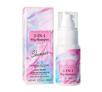 Champú De Cuidado Para Pelucas De Pelo Sintético, 80ml 2 En 1 Champú Y Acondicionador Para Peluca, Champu Para Extensiones Cabello Natural, Champú Especial Para Extensiones, Postizos Y Pelucas