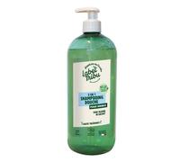 Champú de ducha 2 en 1 Label Tribu para pieles sensibles sin perfume, 1 l
