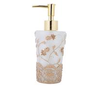 Champú de Gel de Ducha de Boquilla Grande, Botella de Loción para Proceso de Talla Exquisita con Patrón de Arte en Relieve (GOLD)