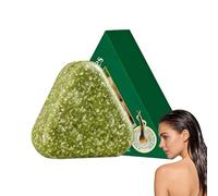 Champú de jengibre, champú sólido vegetal para el crecimiento del cabello, champú limpiador engrosante y tonificante, controla el cabello graso, elimina la caspa y mejora el encrespamiento. (1 unidad)