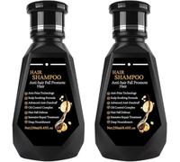Champú de Jengibre Orgánico Natural, Champú Anticaída, Limpieza Profunda, Control de Grasa, Repara el Cabello Dañado y Promueve el Crecimiento
